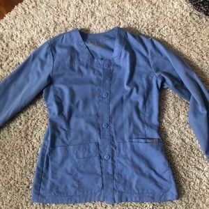 Ceil blue greys anatomy scrub jacket